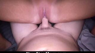 Stepmom asks stepson to shave her pussy for her.