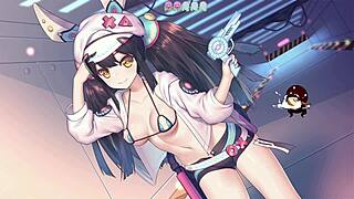 adorable gal pleasures her old master with sucking and fucking