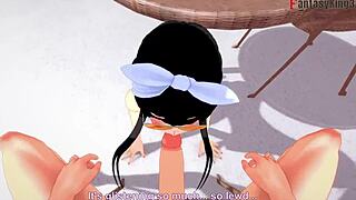 Yor Forger enjoys pool time in bikini POV.