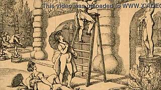 Retro erotic drawings showcase vintage sensual art in detail. Each sketch captures raw desire from a bygone era.