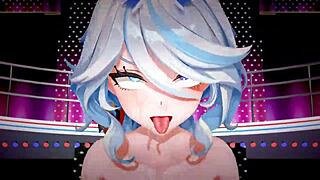 genshin characters hentai mmd with 3d cartoon anime