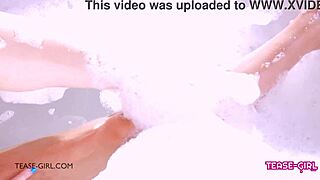 Super hot blonde teen swallows after anal