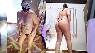 Mirella delic does a personalized striptease, showing off her big tits and ass.