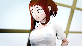 Ochaco Uraraka Hero Recruitment Drive Involves Intense Group Banging