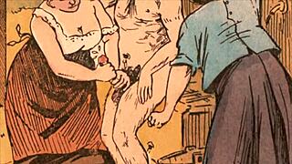 Vintage Erotic Drawings Of Cartoon Anime Hentai Antique