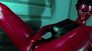 projekt passion alien reporter fingers herself bored on way to work