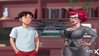 Summertime Saga redhead sex scene