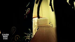 hidden cam records fat woman oral sex