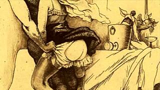 vintage erotic drawings from retro cartoons