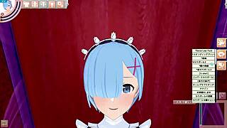 Re Zero Rem POV hentai is so intense! 🔥
