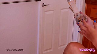 Super hot blonde teen swallows after anal