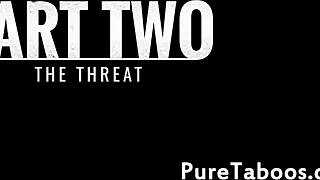 Taboo stepdaughter bent over for drilling