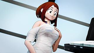 Ochaco Uraraka Hero Recruitment Drive Involves Intense Group Banging