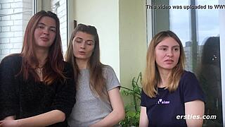 Are these tattooed girls the horniest in wild lesbian threesome?