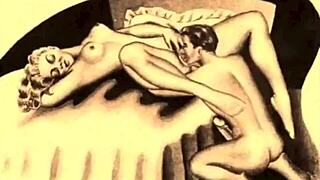 vintage erotic drawings from retro cartoons