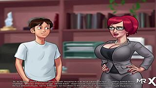 Summertime Saga redhead sex scene