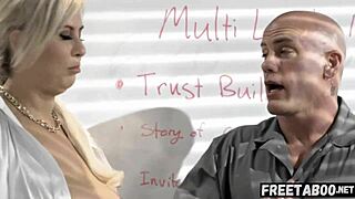 Blonde Bbw Caught By Janitor