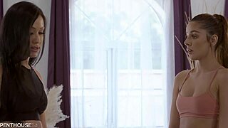 Hot Brunette Vanna Bardot Gets Pussy Licked By Jennifer White At Massage Parlor