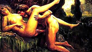 Vintage Erotic Drawings Of Cartoon Anime Hentai Antique