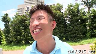 Blindfolded Stud Tricked Into Blowjob By Gay Hunk