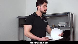 Young Shoplifter Gets Disciplined by Gay Mall Officer