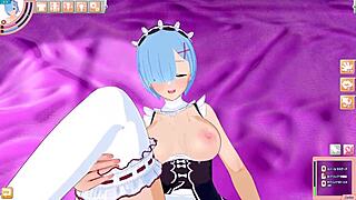 Re Zero Rem POV hentai is so intense! 🔥