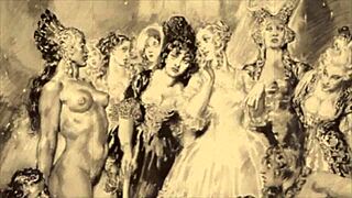 They say, 'Check out this vintage cartoon with hairy antique vibes.'