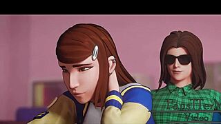 Erica, No Shame Left in Wild 3D Hentai Action!