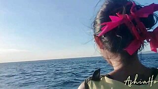 Teen Escapes City On Jet Ski To Fill Tight Pussy With Cum!