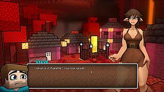 Hornycraft Parody Hentai Game Ep 48: Teen 18+ Gets Public Creampie In Crowd