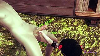 Mia the Yaoi Femboy Blowing Big Cocks in Japanese Anime Gay Porn