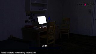 Landlady in dreams of desire masturbates with new toy in 3d indian game