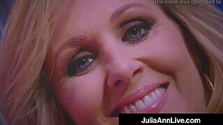 World Famous Milf Julia Ann Dominates Stripper Pole Ride