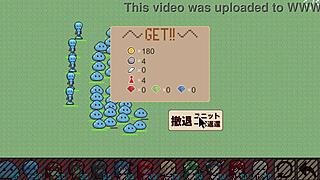 I love watching slimes take over and cum in the demon king's castle