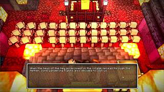 Hornycraft Parody Hentai Game Ep 48: Teen 18+ Gets Public Creampie In Crowd