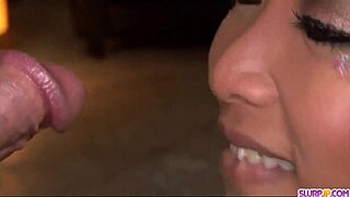 riku hinano sucks and swallows cum like a goddess