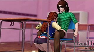 Erica, No Shame Left in Wild 3D Hentai Action!