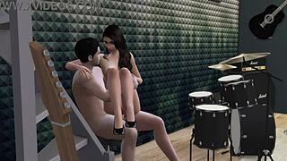 Five Sluts In Group Bondage Getting Fucked