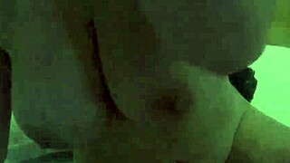 i tease his dick at my shaved pussy entrance