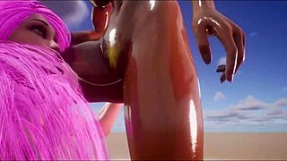 valerie visxen meets maya the bird girl in wild life for an intense encounter