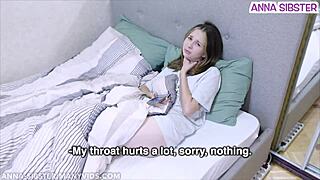 Skinny Teen Babe Lets Him Fuck Without Condom, Accidental Creampie.