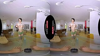 realitylovers pizza babe monika in vr setting