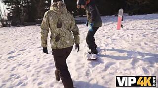 vip4k ski resort cuckold watching pov pickup fucking big tits shaved pussy 😏