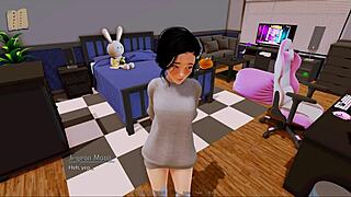 Harem hotel episode 419 features cute girls in sexy outfits.