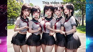 sakura and her bitches in this hentai, what do you think?