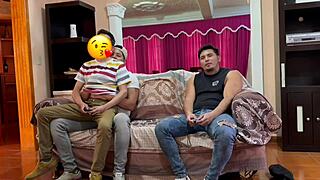 he sneaks out to play games but lends his ass for anal fun