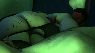 rubbing oiled pussy with toys