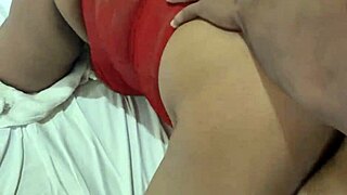 Hot Stepmom Catches Stepson in Bedroom and Bangs Her Huge Pussy Hard