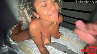 What A Delicious Blowjob! Novinha Swallows And Chokes