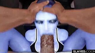 Short raven and widowmaker in sfm animation with big ass and monster cock scenes.